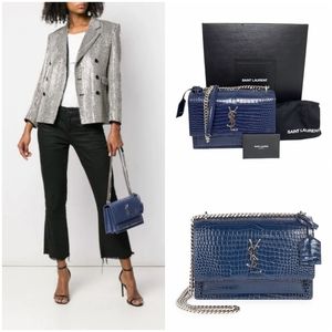 Saint Laurent Blue Sunset Bag